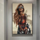 Абстрактные сексуальные тату Женщины Холст Поп художественные плакаты и принты граффити Искусство девушки холст картины уличное искусство картины для комнаты