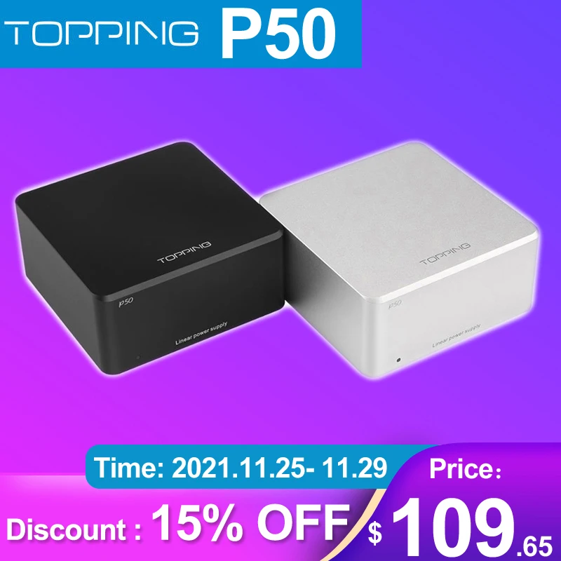 TOPPING P50 малошумный Линейный источник питания для Topping D50 D50s DX3 Pro D30 | Электроника
