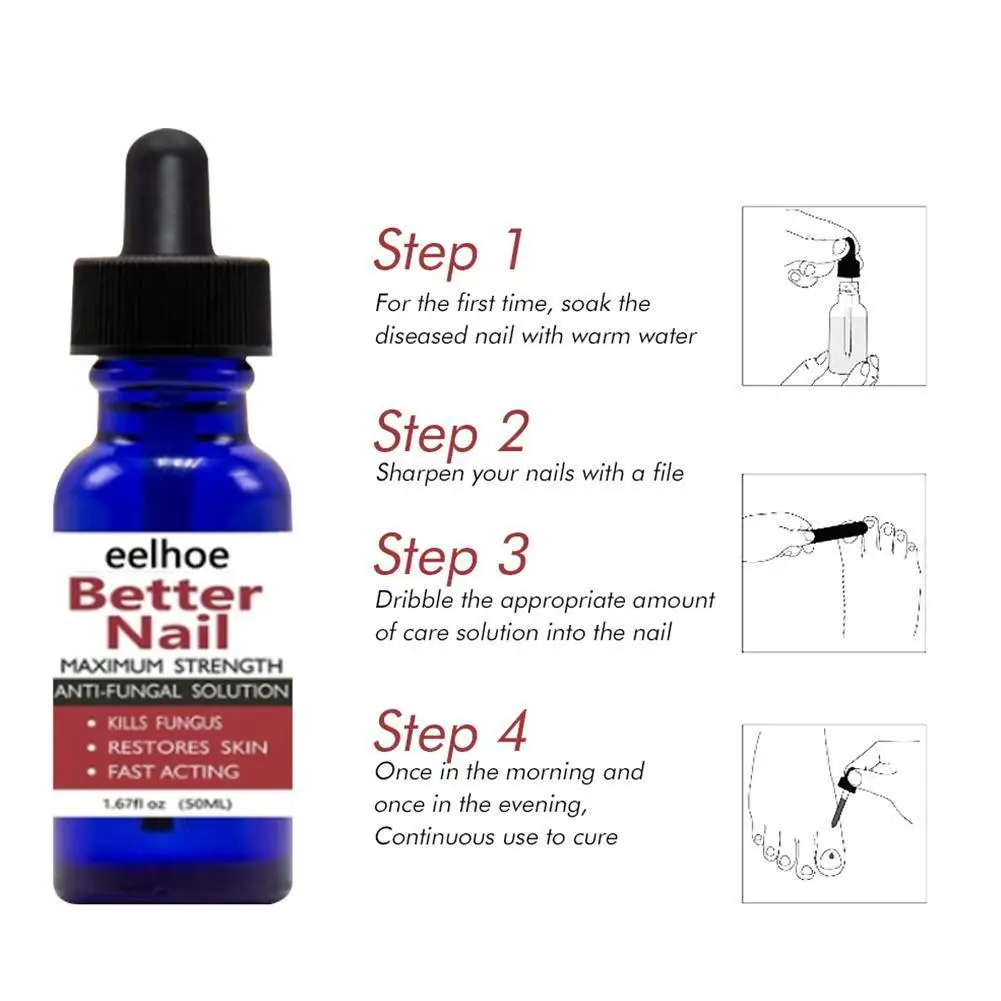 

50ml Nail Repair Liquid Anti Fungus Toe Serum Remove Treatment Foot repair Nail Liquid Hand Care Nail Onychomycosis Essence G1N0