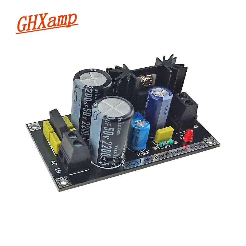 Ghxamp LM317 регулируемый регулятор блока питания линейный с выпрямительным