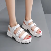 cootelili 2020 sandals women shoe fashion 5 5cm heel summer women sandals fashion sandals buckle non slip basic casual