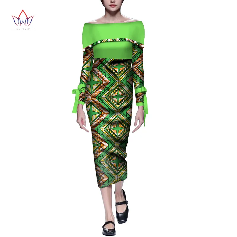 Одежда для работы/вечерние женщин африканские платья Дашики хлопковая одежда с