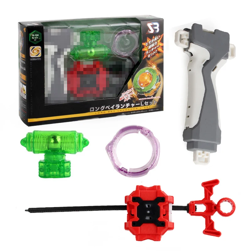 

SB Beyblades Burst Launcher Set B-124 6 Pcs Handle Transmitter Stabilizer Ring Weigher Toys Parts for Children