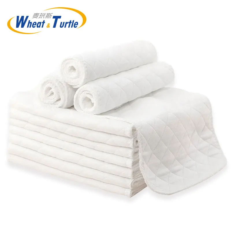 5 шт./лот Многоразовые детские тканевые подгузники унисекс хлопковые моющиеся