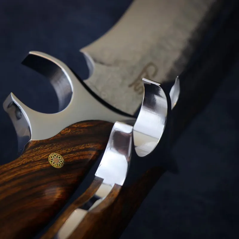 Импортная ковка ремень из дамасской стали стальной сердечник VG10 твердость 60 61hrc 85