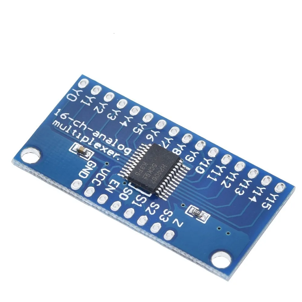 Завеса CD74HC4067 16-канальный с аналоговым и цифровым дисплеем мультиплексор коммутационная плата модуль для Arduino