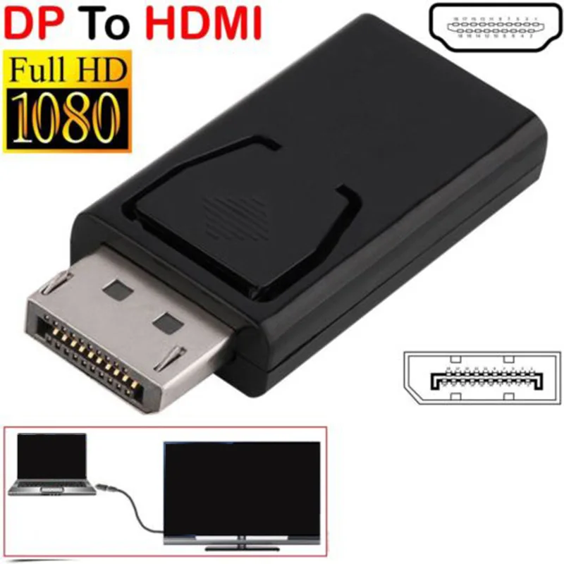 Адаптер DP с разъемом типа папа на HDMI мама адаптер для видеосъемки ПК ТВ