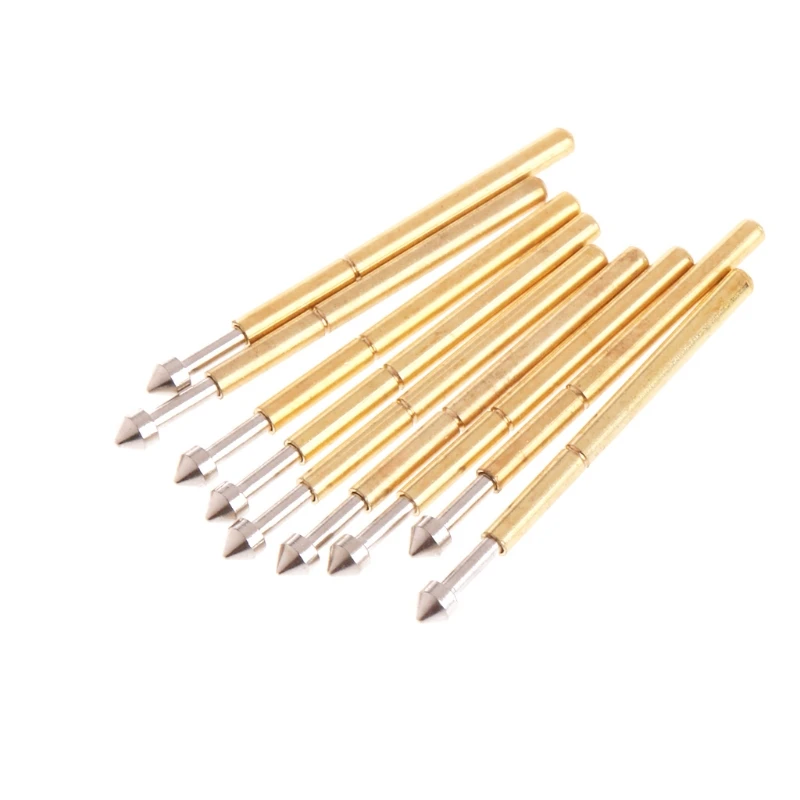 

100 Pcs Spring Test Probe Pogo Pin P75-E2 Dia 1.3mm Length 16.5mm P82C