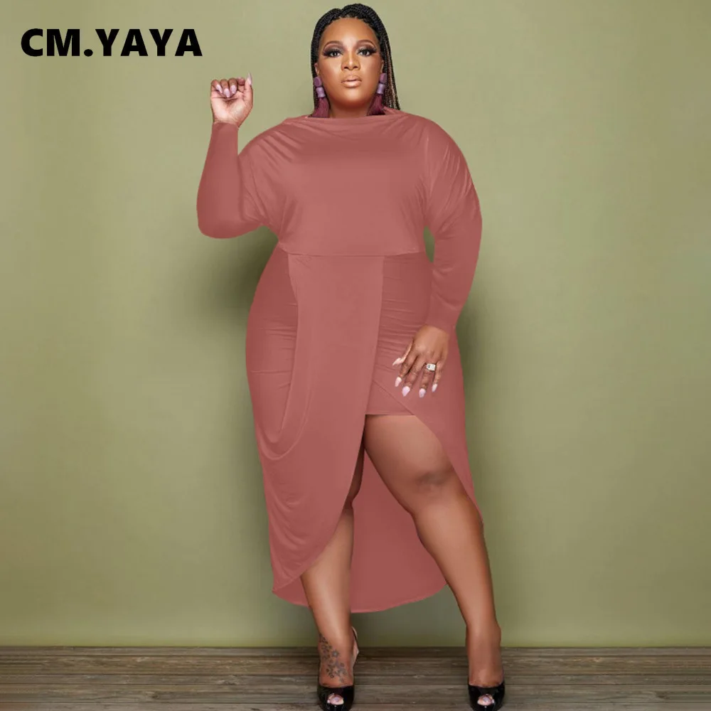 

Женское длинное платье с длинным рукавом, с высоким разрезом