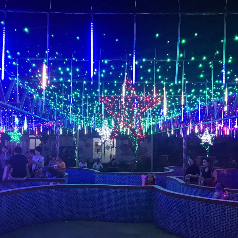 Гирлянда светодиодсветодиодный водостойкая с 8 трубками 50/30/20 см 4