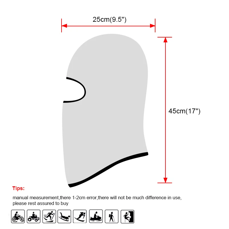 Printed Skull Balaclava Head Scarf Cover Full Face Mask Hood Ski Fishing Cycling Hiking Sport Biker Bicycle Helmet Liner Cap Men | Спорт и