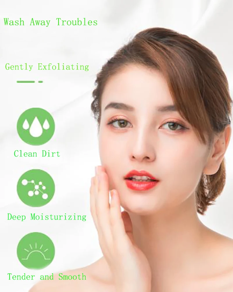 

1 Pc 130g Jasmine Essential Oil Handmade Soap Make-Up Remover Cleanser and Bath Soap Clean Dirt Moisturizing Hydrating Soap