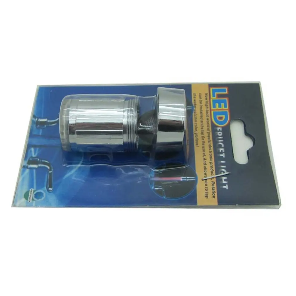 

Led Faucet Temperature Sensing Three Color With Adapter Faucet With Light Temperature Control LED Lamp Faucet