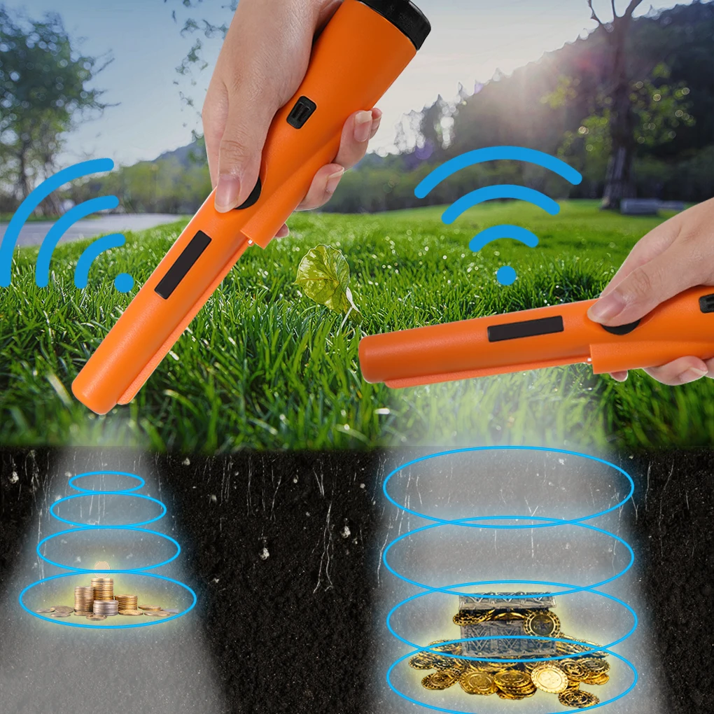 Pointer Pinpoint Waterproof Handheld Metal Detector For Meta
