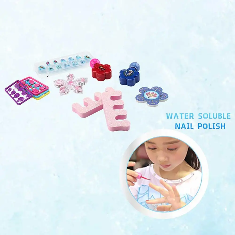 Дисней Гель-лак для ногтей Набор Мода водорастворимый красота ролевые игры дети