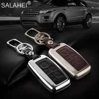zinc alloy car remote key cover case shell protection for land rover range rover sport evoque freelander for jaguar xf xj xe xjl