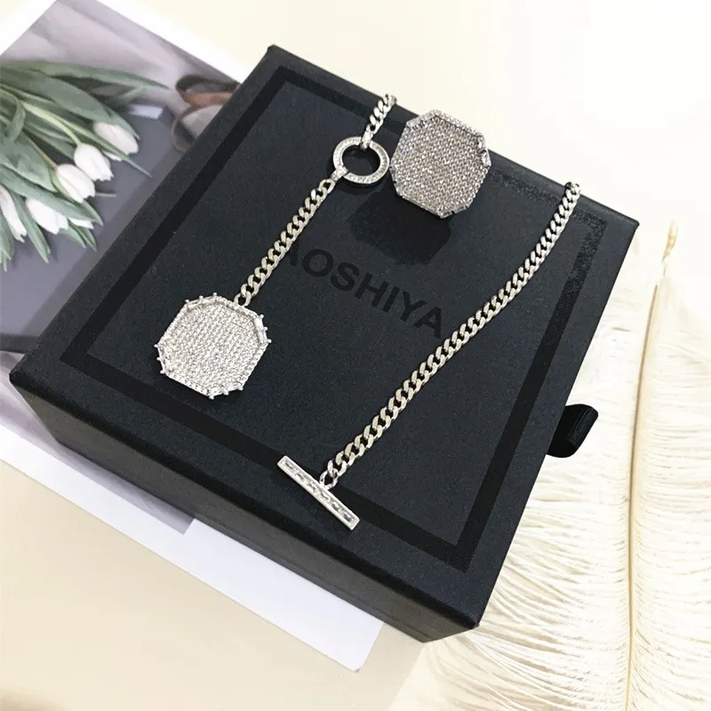 

New Punk Rock Silver Color Chain Choker Necklaces For Women Thick Link Collar Clavicle Statement Necklace Jewelry Collares Zk35