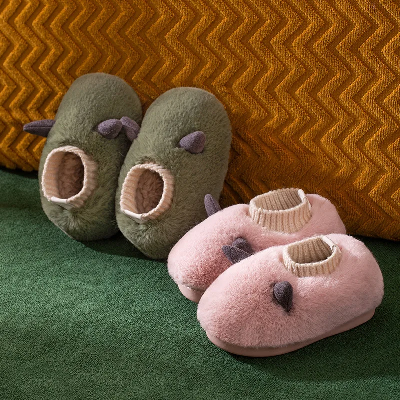 S Furry Moccasin Parent-child
