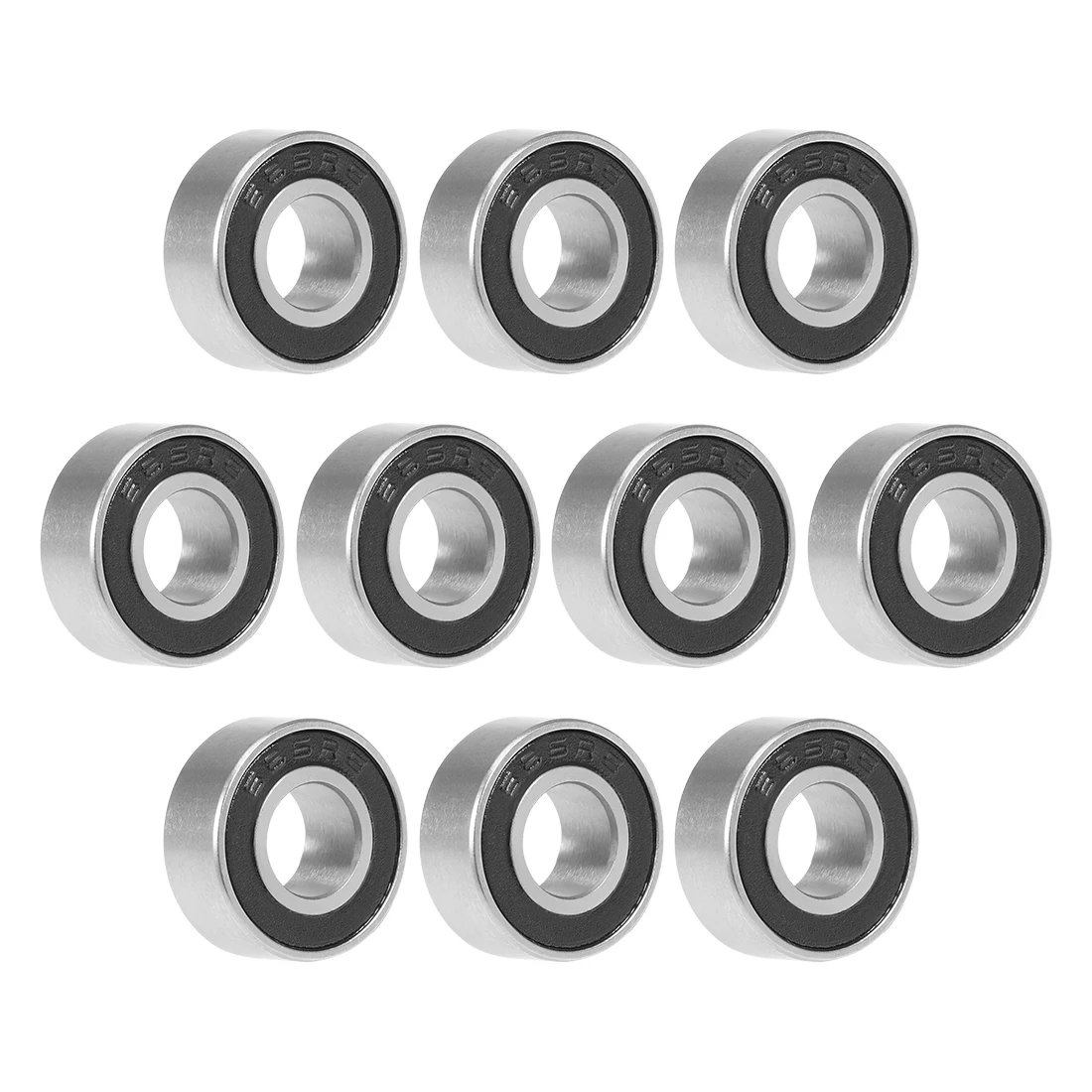 Uxcell 686 2RS Глубокие шаровые подшипники 6x13x5 мм двойные герметичные GCr15 10