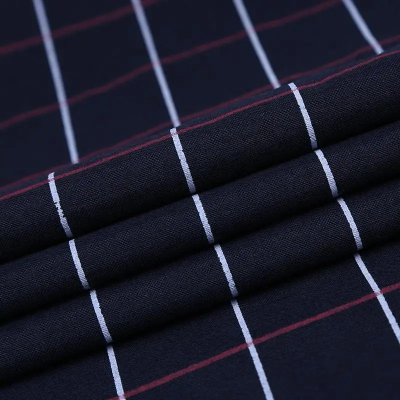 

Men's Summer Short Sleeve Modal-Blend Gingham Shirt High-quality Casual Standard-fit Button-down Plaid Checkered Shirts