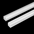 Светодиодный алюминиевый канал 0,5 м 16 мм с светодиодный Ной лентой 5050 5630, V-образный угол 45 градусов, молочныйпрозрачный чехол