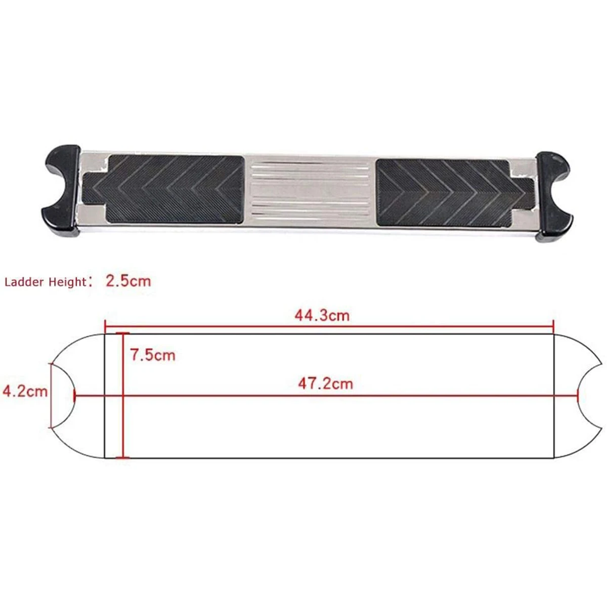 Педаль эскалатора для бассейна педаль из нержавеющей стали подводная