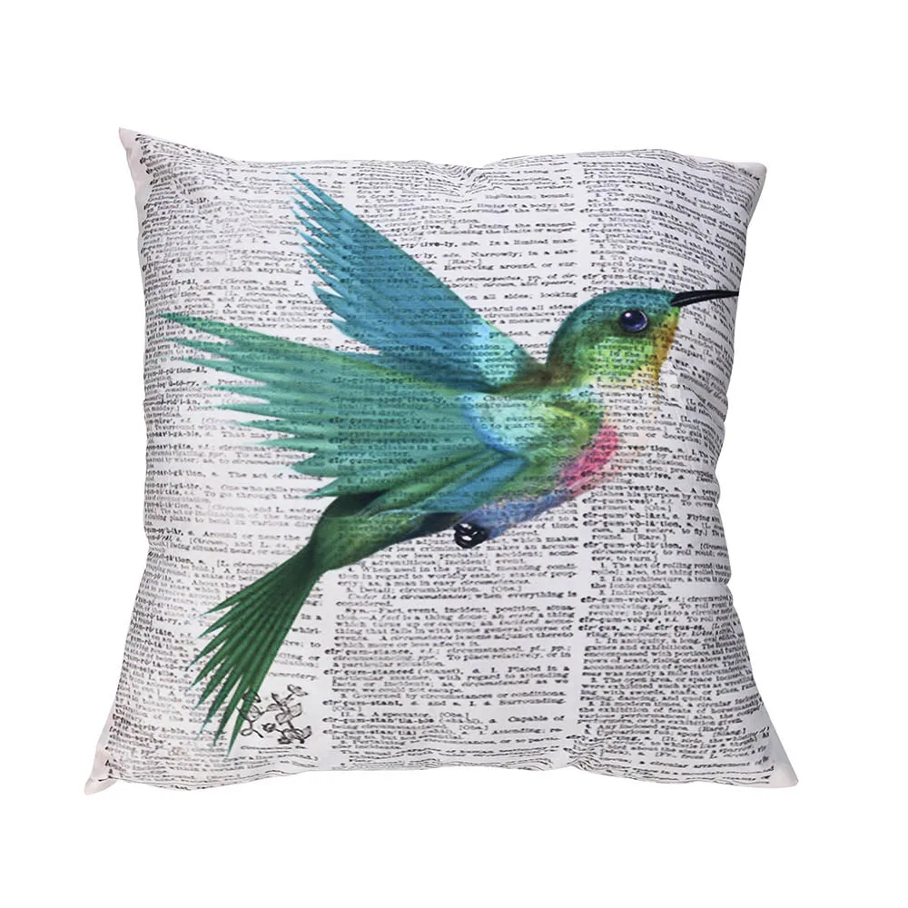 Наволочки с принтом животных кошек панды оленей слонов Полиэстеровая наволочка