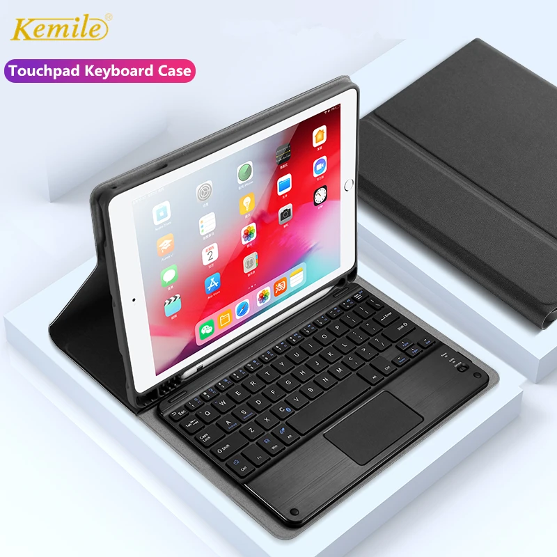 Чехол с сенсорной панелью и клавиатурой для iPad 9 7 2018 Air 3 10 5 2019 Pro 11 mini дюймов чехол