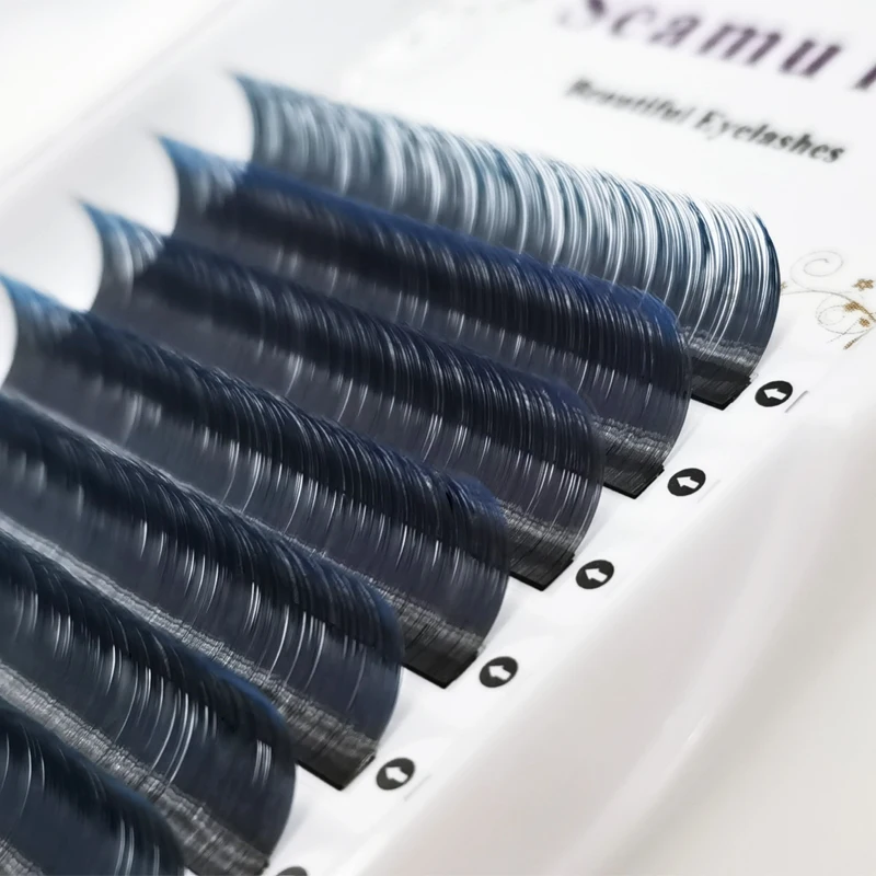 Seamulan градиент Омбре красного, зеленого и синего цвета фиолетовый цвет Наращивание ресниц отдельных искусственной норки накладные ресницы для макияжа Seamulan градиент Омбре красного, зеленого и синего цвета фиолетовый цвет Наращивание ресниц отдельных искусственной норки накладные ресницы для макияжа