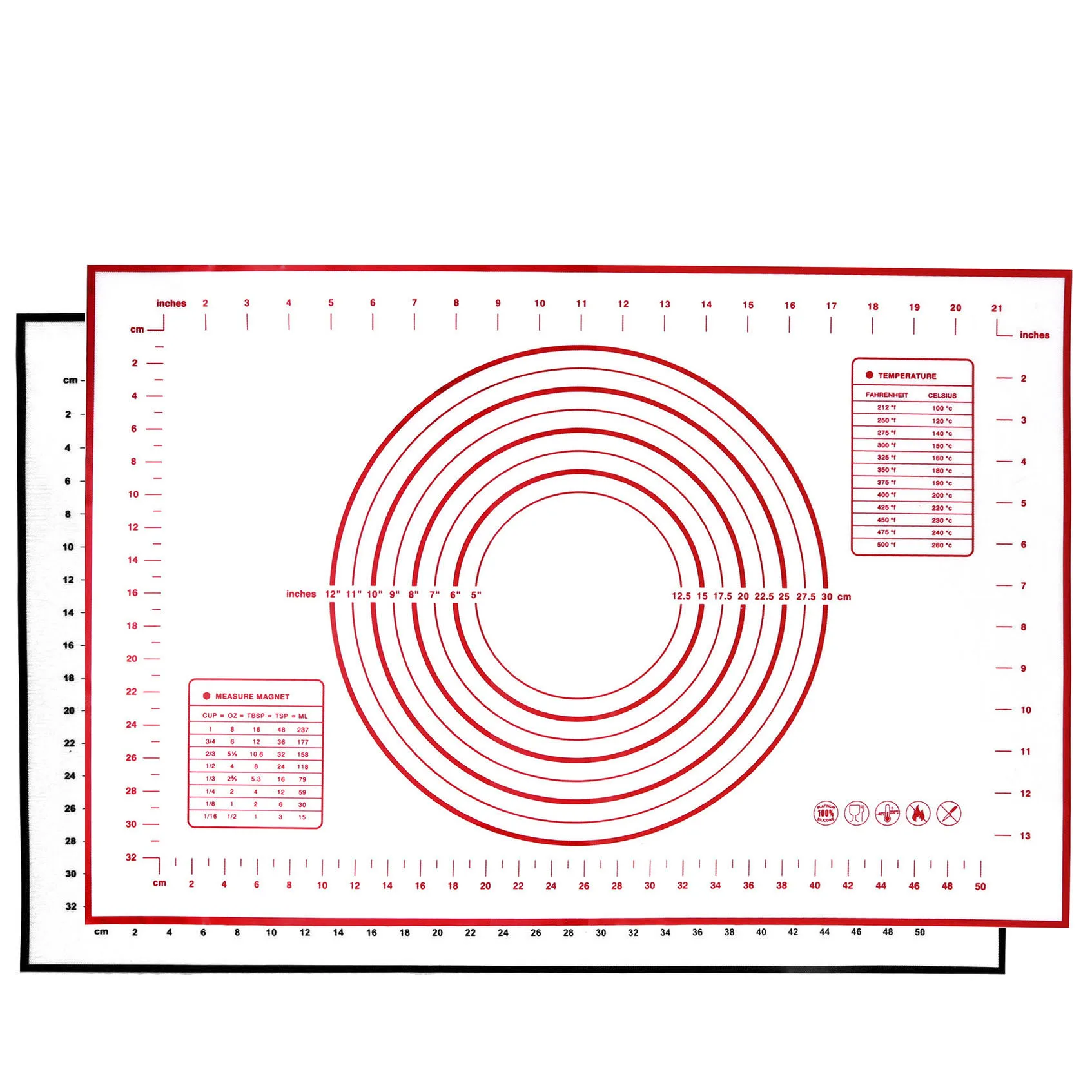 

Non Stick Silicone Baking Mat Vegetable Cutter Kneading Dough Pad Cooking Tools Kitchen Accessories Gadget