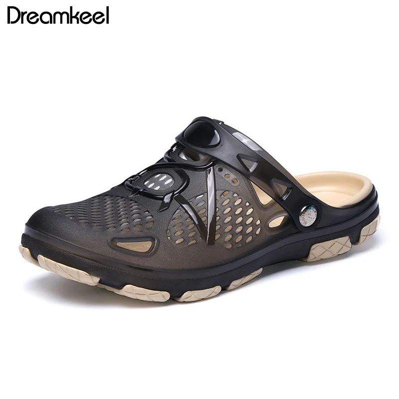 

2019 New Men Sandals Summer Flip Flops Slippers Men Outdoor Beach Casual Shoes Cheap Male Sandals Water Shoes Y