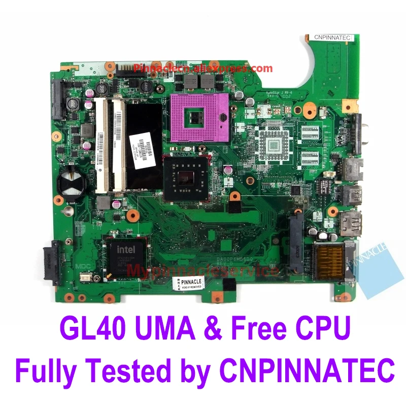 Placa-mãe para Cpu Compatível com hp G61 Compaq Presario Cq61 Placa-mãe para notebook
