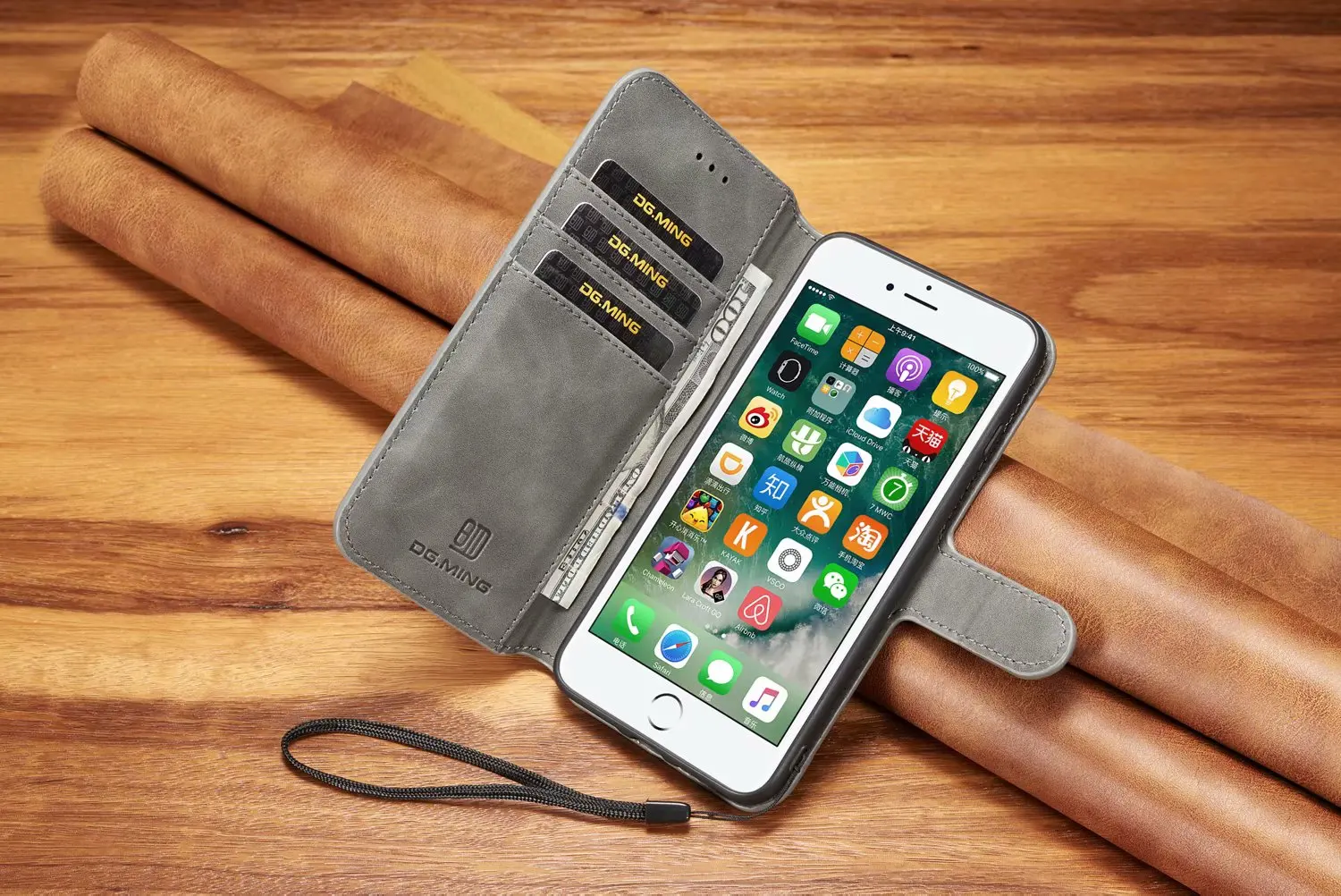 CaseMe Ретро чехол для телефона iPhone 6S 7 8 11 Слот для кредитных карт флип чехол для iPhone X XR XS MAX Hoes