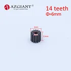 Автомобильный диаметр 6 мм высота 5,5 мм 14 зубчатая передача для автомобильной двери замок двигателя автомобиля система ремонта замка шестерня привода