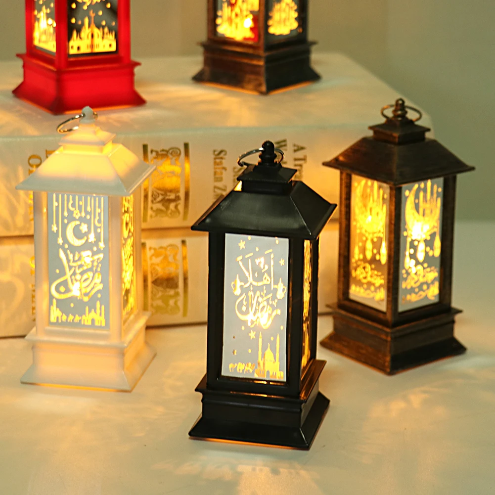 

Ramadan Lantern Lamp EID Mubarak LED Lights Ornaments Muslim Party Hanging Ramadan Easter Decoration EID Al Adha Night Light