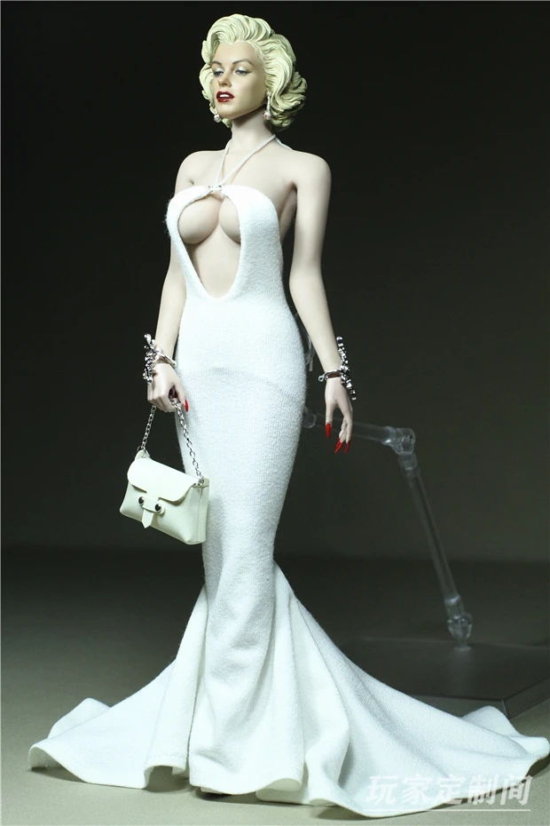

1:6 Soldier Woman Doll Clothing Clothes Accessories Evening Dress Long Skirt Temperament Sexy 12 Inch Woman Doll Available