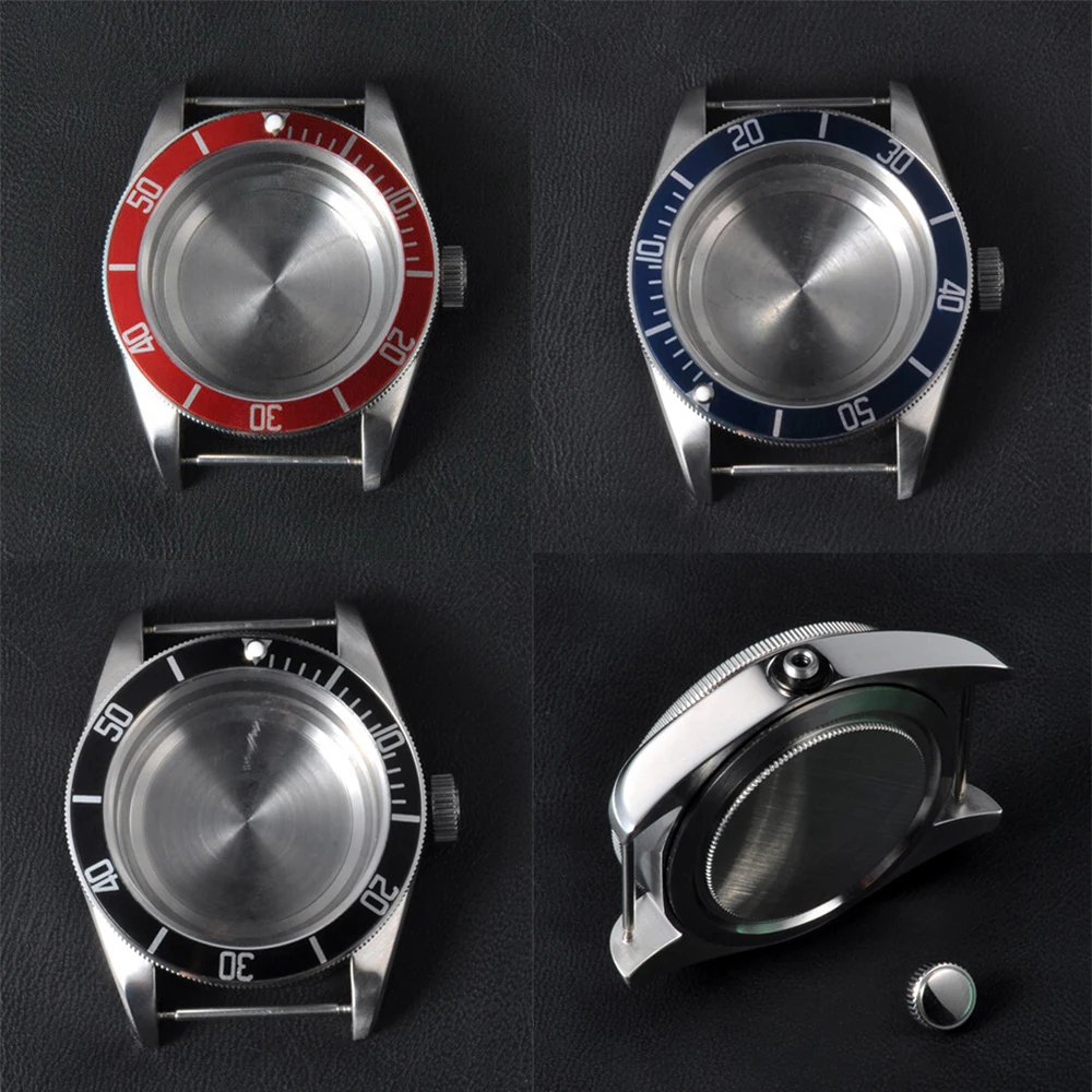 Алюминиевая красная рамка из сапфирового стекла 41 мм запчасти для часов