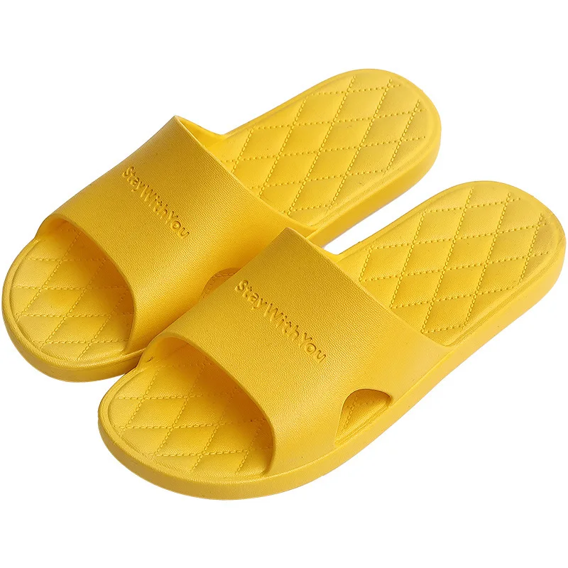 

Family slippers Summer indoor soft platform slippers bath Family couple bathroom non-slip plastic quick-dry cooler slippers