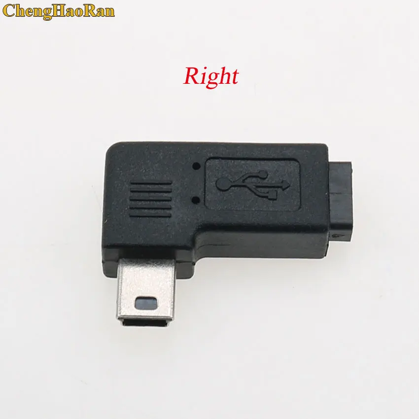 ChengHaoRan 50-200pcs Right Left Angle Mini USB Male 90 Degree to Micro Female Plug Adapters | Обустройство дома