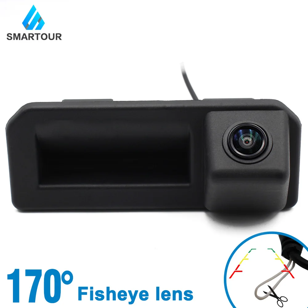 SMARTOUR Fisheye 170 Degree HD Special Vehicle Rear View Camera for Audi Q2 Q2L Q5L A5 Skoda karoq KODIAQ Cayenne Polo Bora