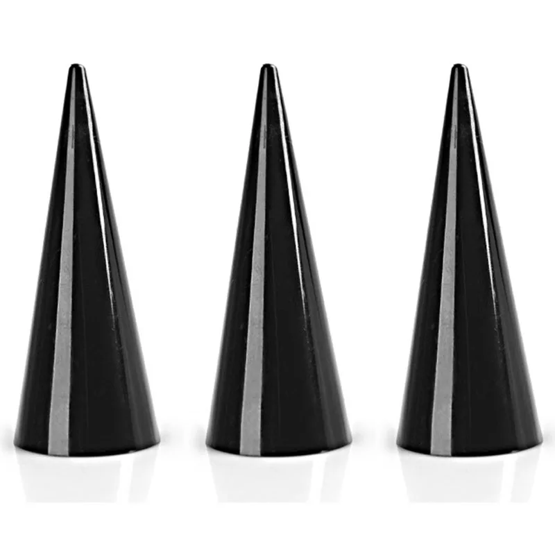 

New 1Pc Plastic Finger Cone Fingertip Ring Stand Display Showcase Holder Storage