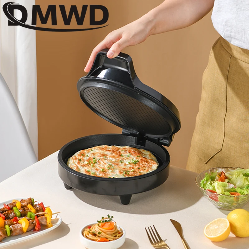 

DMWD 220V Electric Baking Pan Double-sided Heating Suspension Type Crepe Maker Skillet Pancake Baking Machine Pie Pizza Griddle