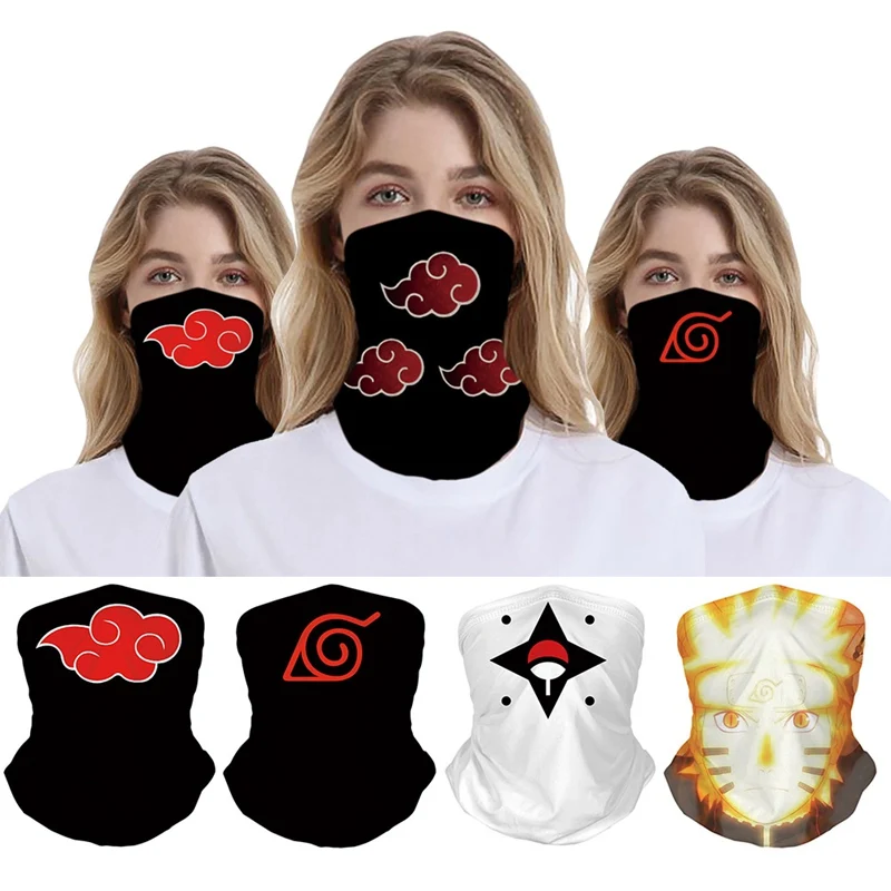

Anime Naruto Naruto Uzumaki 3D Printing multifunctional Face Mask Outdoor Sports Durable Bandana Scarf Cartoon for Men Women