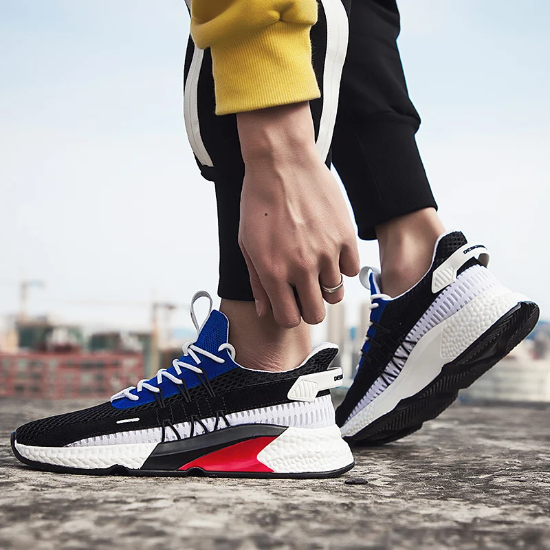 Для Мужчин's и wo мужчин спортивные кроссовки на осень модная повседневная обувь