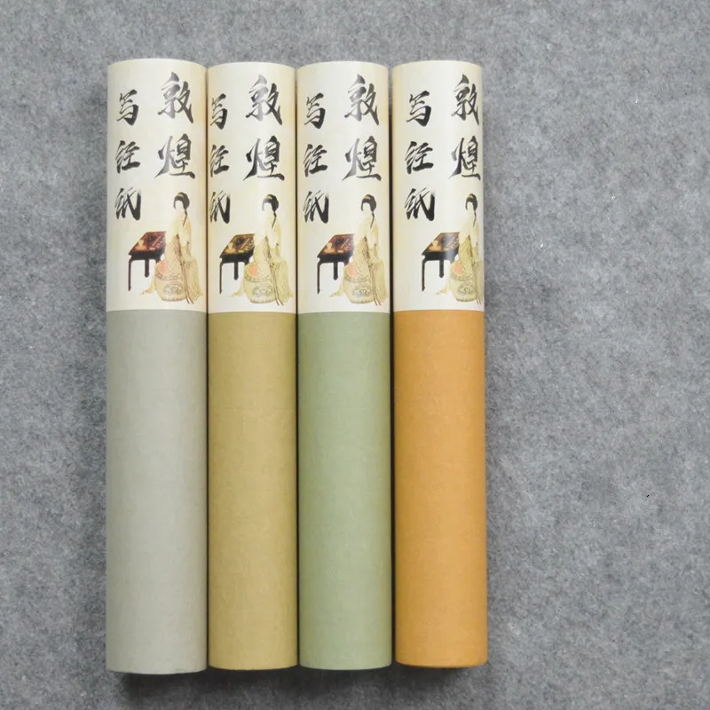 Каллиграфическая живопись Dunhuang рулонная бумага для письма половинно созревшая