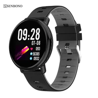 senbono ip68 waterproof ips color screen k1 smart clock watch fitness tracker heart rate monitor sports smartwatch pk cf58 cf18