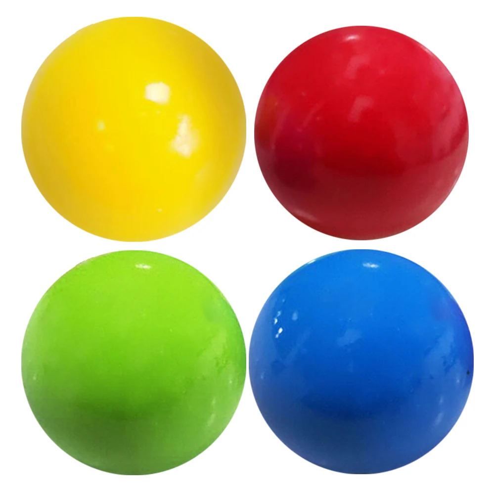 

TPR Soft Wall Sucking Ball Funny Sticky Wall Decompression Ball For Adults Children