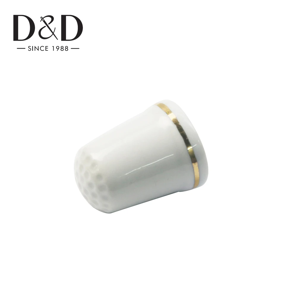 Защитная ретро ручка для пальцев Стич керамика сувенир коллекционный наперсток