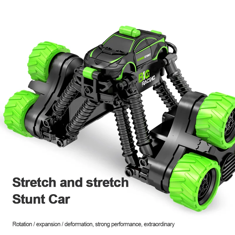 

RC Car Boy Roll Stunt Car Remote Control Off-road Tipper Climbing Car Telescopic Deformation High-speed Children's Toy Car
