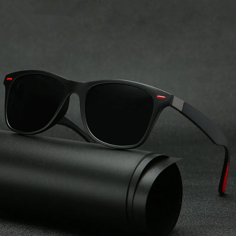 XojoX классические модные квадратные поляризованные солнцезащитные очки для